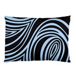Zebra Blue Pillow Case