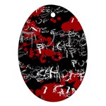 Emo Graffiti Ornament (Oval)
