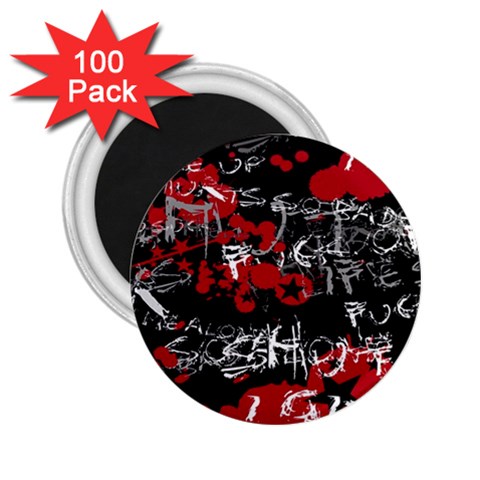 Emo Graffiti 2.25  Magnet (100 pack)  from UrbanLoad.com Front
