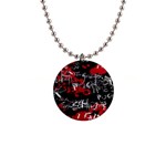 Emo Graffiti 1  Button Necklace
