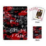 Emo Graffiti Playing Cards Single Design