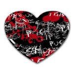 Emo Graffiti Mousepad (Heart)