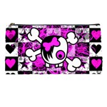 Emo Scene Girl Skull Pencil Case