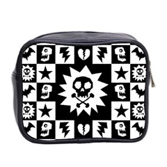 Gothic Punk Skull Mini Toiletries Bag (Two Sides) from UrbanLoad.com Back