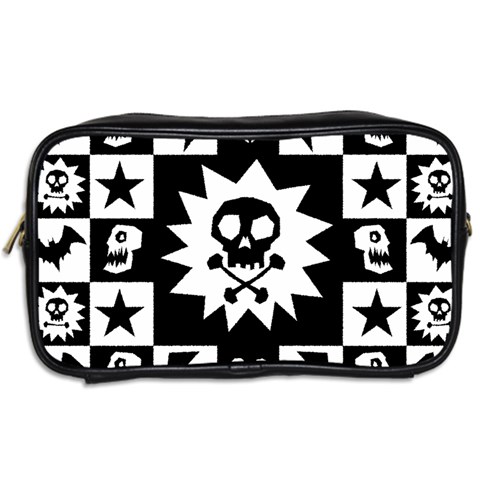 Gothic Punk Skull Toiletries Bag (Two Sides) from UrbanLoad.com Back