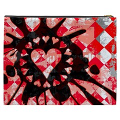 Love Heart Splatter Cosmetic Bag (XXXL) from UrbanLoad.com Back