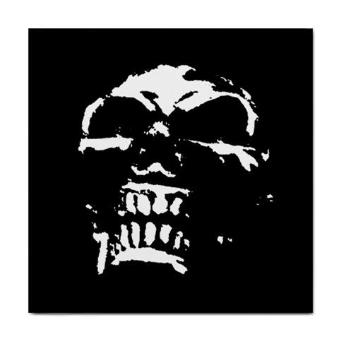 Morbid Skull Tile Coaster from UrbanLoad.com Front