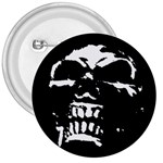 Morbid Skull 3  Button