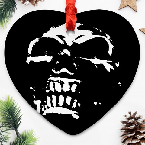 Morbid Skull Ornament (Heart) from UrbanLoad.com Front