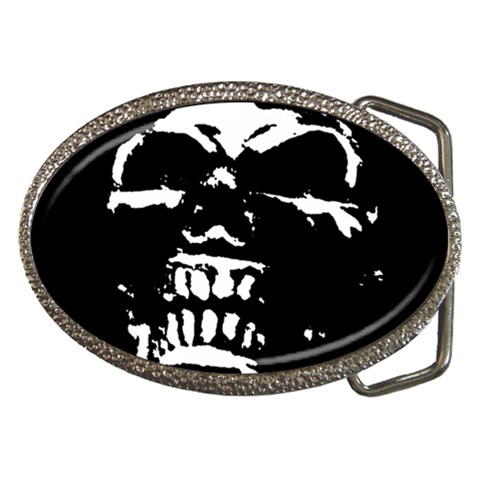 Morbid Skull Belt Buckle from UrbanLoad.com Front