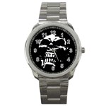 Morbid Skull Sport Metal Watch