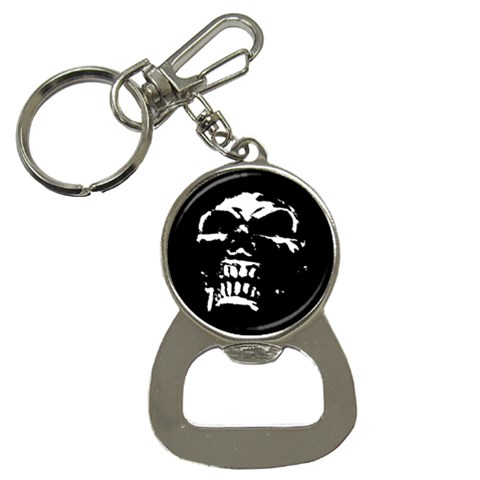 Morbid Skull Bottle Opener Key Chain from UrbanLoad.com Front