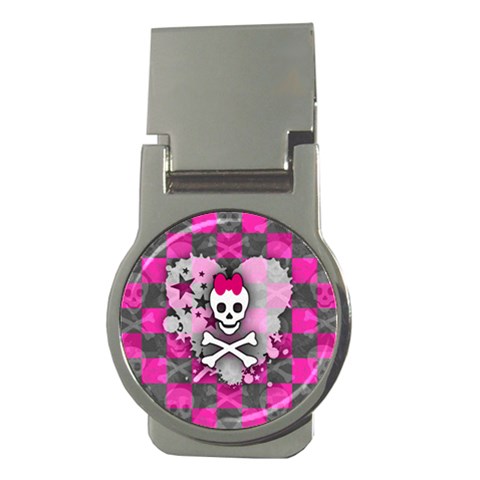Princess Skull Heart Money Clip (Round) from UrbanLoad.com Front