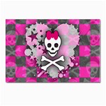 Princess Skull Heart Postcards 5  x 7  (Pkg of 10)