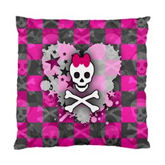Princess Skull Heart Cushion Case (Two Sides) from UrbanLoad.com Front