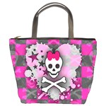 Princess Skull Heart Bucket Bag