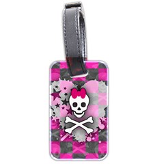 Princess Skull Heart Luggage Tag (two sides) from UrbanLoad.com Back