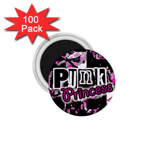 Punk Princess 1.75  Magnet (100 pack)  from UrbanLoad.com Front