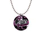 Punk Princess 1  Button Necklace