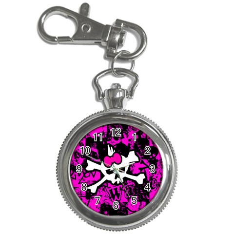 Punk Skull Princess Key Chain Watch from UrbanLoad.com Front