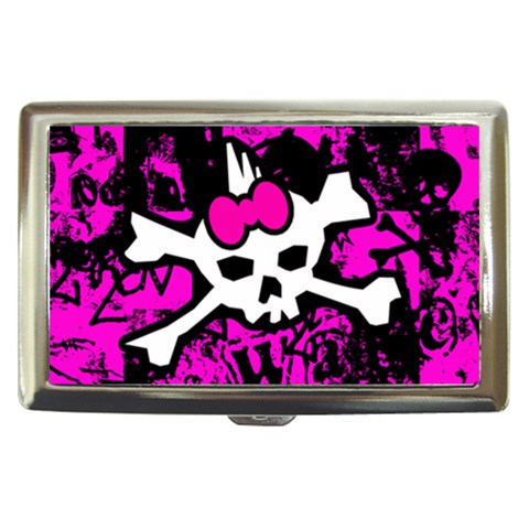 Punk Skull Princess Cigarette Money Case from UrbanLoad.com Front