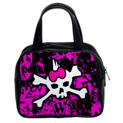 Punk Skull Princess Classic Handbag (Two Sides) from UrbanLoad.com Front