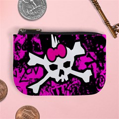 Punk Skull Princess Mini Coin Purse from UrbanLoad.com Front