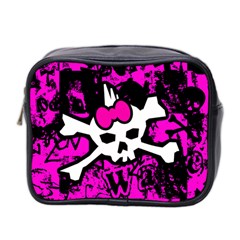 Punk Skull Princess Mini Toiletries Bag (Two Sides) from UrbanLoad.com Front