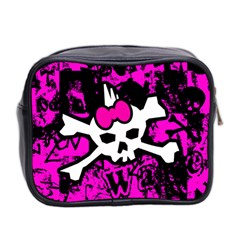Punk Skull Princess Mini Toiletries Bag (Two Sides) from UrbanLoad.com Back