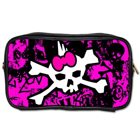 Punk Skull Princess Toiletries Bag (Two Sides) from UrbanLoad.com Front