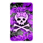 Purple Girly Skull Memory Card Reader (Rectangular)
