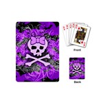 Purple Girly Skull Playing Cards (Mini)