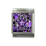 Purple Star Italian Charm (13mm)