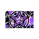 Purple Star Sticker (Rectangular)