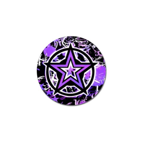 Purple Star Golf Ball Marker (10 pack) from UrbanLoad.com Front