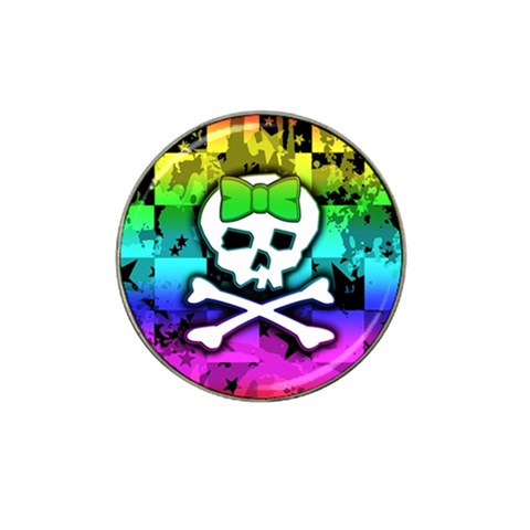 Rainbow Skull Hat Clip Ball Marker (10 pack) from UrbanLoad.com Front