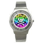 Rainbow Skull Stainless Steel Watch