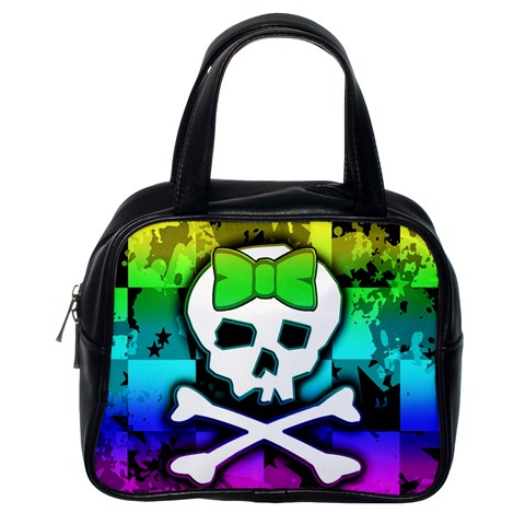 Rainbow Skull Classic Handbag (One Side) from UrbanLoad.com Front