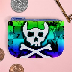 Rainbow Skull Mini Coin Purse from UrbanLoad.com Front