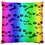 Rainbow Skull Collection Large Cushion Case (One Side)