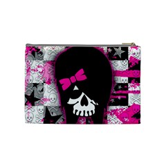 Scene Kid Girl Skull Cosmetic Bag (Medium) from UrbanLoad.com Back