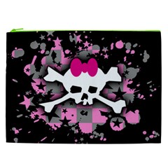 Scene Skull Splatter Cosmetic Bag (XXL) from UrbanLoad.com Front