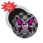 Skull Butterfly 2.25  Magnet (100 pack) 