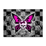 Skull Butterfly Sticker A4 (100 pack)