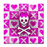 Skull Princess Tile Coaster