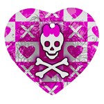 Skull Princess Ornament (Heart)