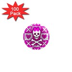 Skull Princess 1  Mini Magnet (100 pack) 