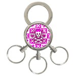 Skull Princess 3-Ring Key Chain