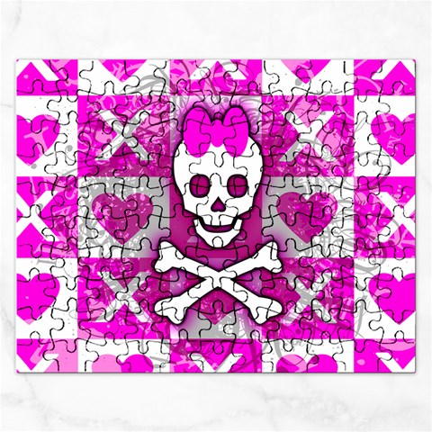 Skull Princess Jigsaw Puzzle (Rectangular) from UrbanLoad.com Front