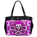 Skull Princess Oversize Office Handbag (One Side)